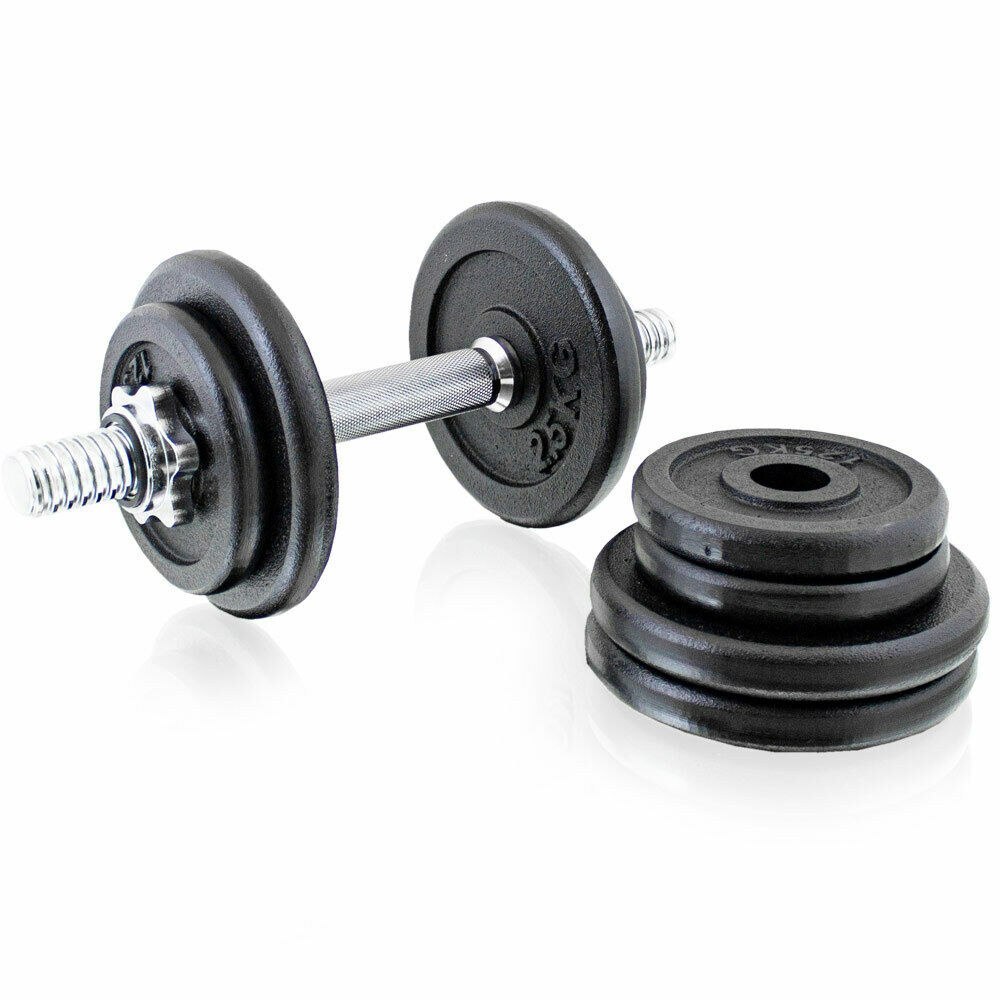Nastavitelné činky sada 20 kg Lacestone litinové pro silový trénink M18350